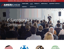 Tablet Screenshot of americhem.net